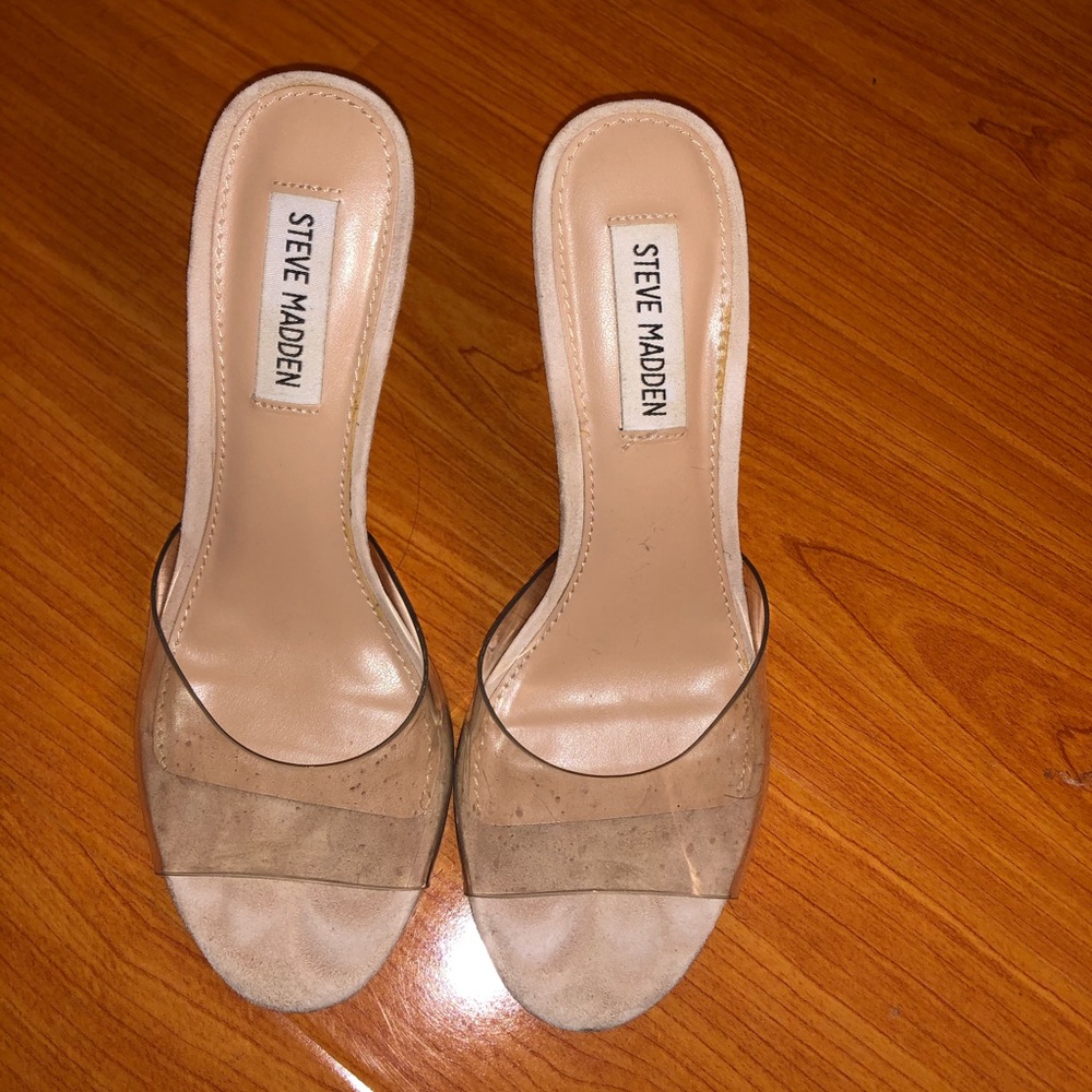 Steve Madden Erin Clear size 6